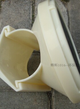 充空气配件 橡胶微孔DN80卡箍卡环插板式 平板曝气头曝气器曝气盘