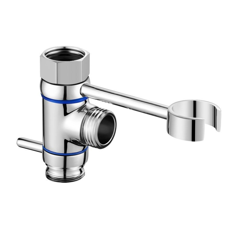 马桶喷枪旋转支架免打孔水龙头三角阀净身妇洗器喷头固定底座全铜,淘宝优惠券,粉丝福利购,淘宝优惠卷