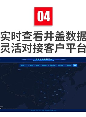 无线井盖异动传感器位移丢失防盗报警器NBIOT水浸窨井盖监测CM01