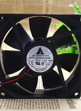 台达 AFB0924HB DC 24V 0.45A 90*90*25MM 9CM 变频器散热风扇