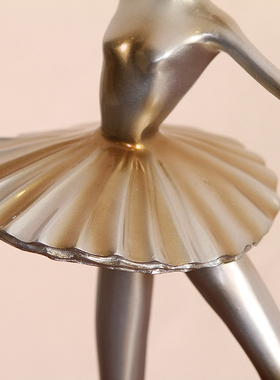 芭蕾舞女孩摆件树脂人物欧式家居客厅房间装饰品舞蹈X房摆设工艺