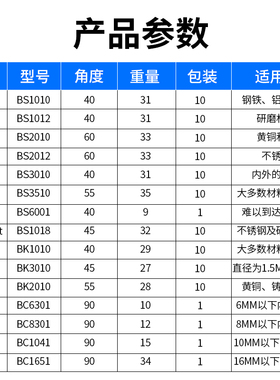 去毛刺刮刀工具倒角刀金属修边刀塑料手动内倒角器铜管刀片BS1010