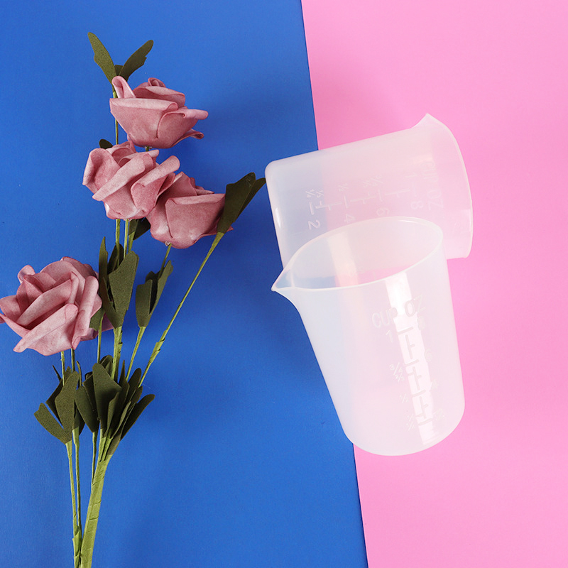 水晶滴胶硅胶量杯DIY手工制作带刻度100ml新款加重250ML毫升量杯 - 图1