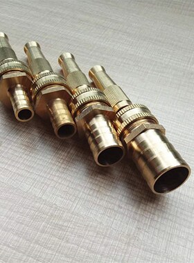家用直喷水枪 全铜高压水枪喷头 洗车冲车喷嘴头 4/6分1寸出水嘴