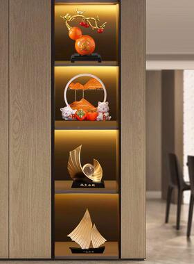 电高客厅红档酒架摆件酒柜装饰品家居现代轻奢摆DD-ZH8玄关视柜工