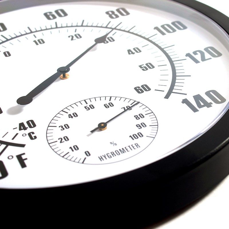 三印25cm机械壁挂式温湿度计工业温度计家用湿度计黑白尊贵免电池,淘宝优惠券,粉丝福利购,淘宝优惠卷