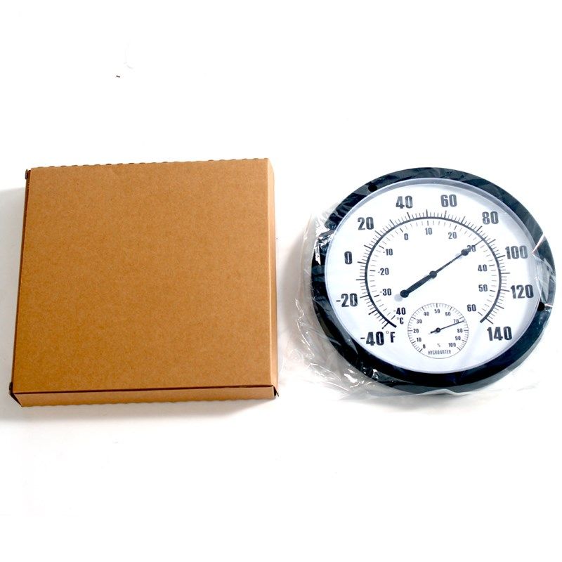 三印25cm机械壁挂式温湿度计工业温度计家用湿度计黑白尊贵免电池,淘宝优惠券,粉丝福利购,淘宝优惠卷
