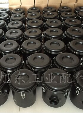 真空泵漩涡气泵F006空气滤芯进气过滤器粉尘滤清器集尘桶