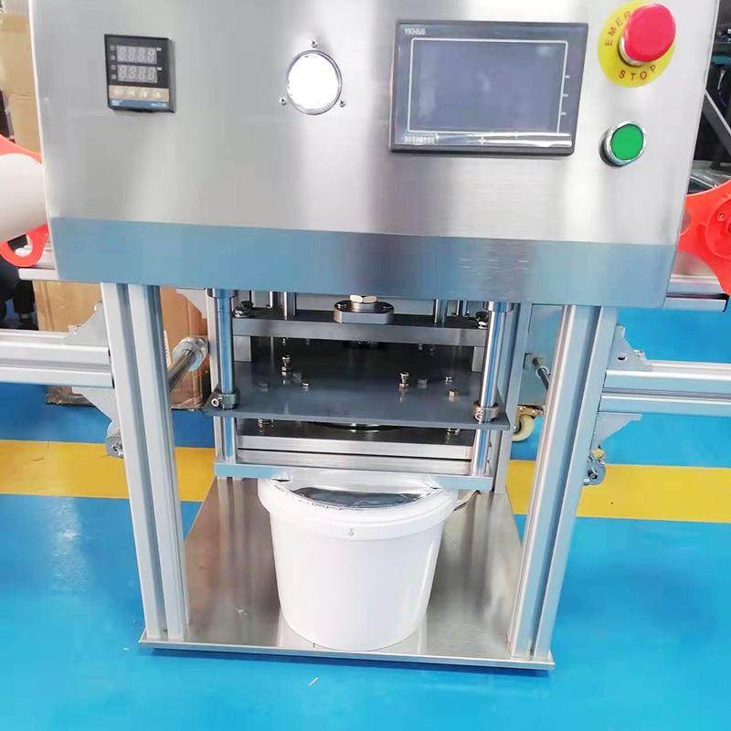 台式半自动封杯机定做果酱桶封膜机塑料盒封口机辣椒酱桶封口机,淘宝优惠券,粉丝福利购,淘宝优惠卷