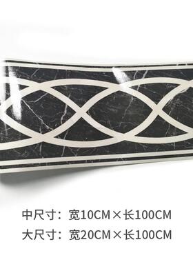 门坎石贴纸 仿i大理石厨房卧室门槛石过门地客厅走廊装饰踢脚自粘