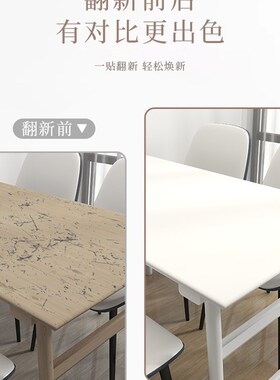 肤感桌面b贴纸加厚防水防油桌纸衣柜门旧桌子家具翻新桌布自粘桌