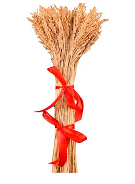 乔迁之喜装饰麦穗稻穗摆件五谷丰C登新房搬家仪式用品新居入宅布