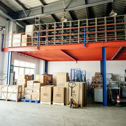定制钢结构阁楼平台货架仓库二层搭建仓储车间阁楼货架.库房架空 - 图1