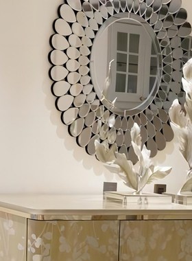 热销摆件h叶之美轻奢高档装饰品摆件简约客厅电视柜办公室