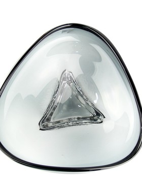 意式轻奢样板房客厅茶几装饰品摆件家用玻璃果盘果篮艺Z术创意摆