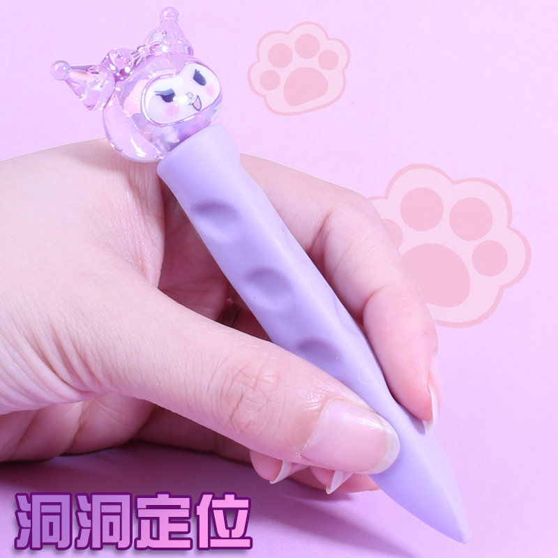 可爱水晶洞洞橡皮擦小学生专用不掉渣无屑橡皮干净V超大号美术正 - 图1