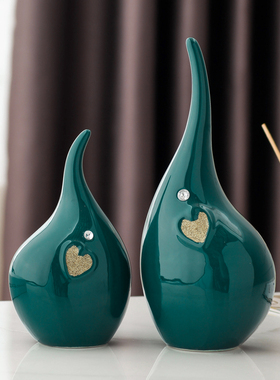 轻奢抽象大象h摆件家居客厅酒柜装饰品电视柜摆设乔迁新居礼品