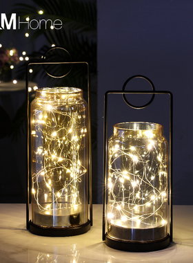 欧式复古风灯摆件酒n吧餐厅咖啡馆装饰品摆设创意烛光晚餐道具新