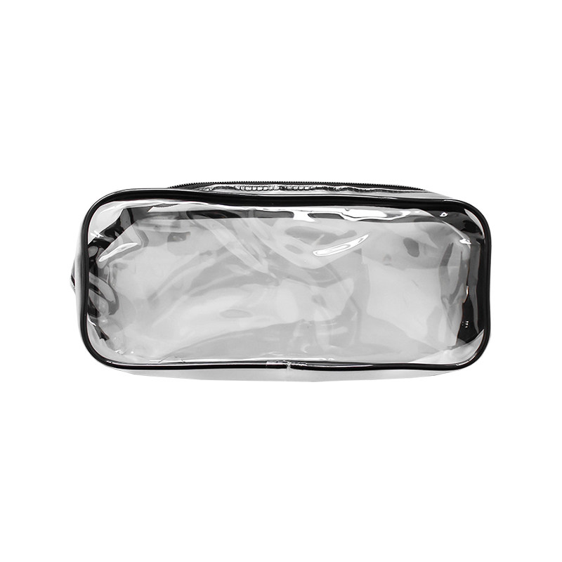 韩国ins风简约透明视窗包边pvc笔袋少女学生考试文具笔盒收纳包袋,淘宝优惠券,粉丝福利购,淘宝优惠卷