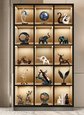 轻奢酒柜装饰品摆件高o档家居客厅电视柜玄关桌面酒架乔迁新居礼