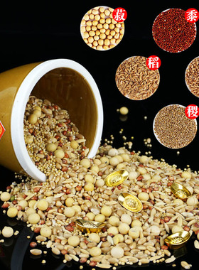 五谷丰登杂粮摆件陶瓷缸乔u迁之喜新居客厅装饰搬新家入宅仪式用