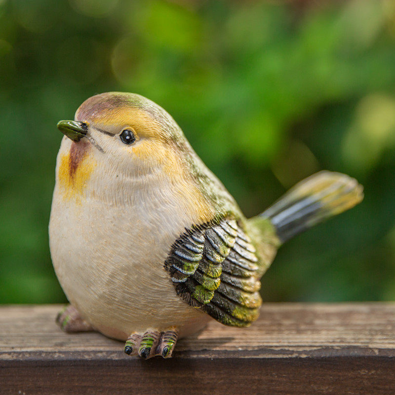 花园庭院阳台仿真小鸟摆设创意礼物美式家居装饰树脂工艺品摆件,淘宝优惠券,粉丝福利购,淘宝优惠卷