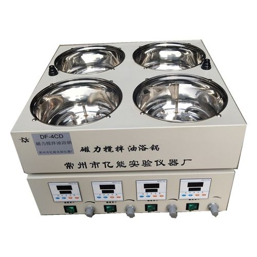 DF-4CD四孔磁力搅拌油浴锅 四孔油浴磁力搅拌器 数显恒温磁力搅拌 - 图3