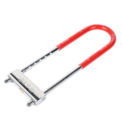 u型玻璃门锁推拉门双开门室外插锁合金钢安全防盗门U型锁厂家 - 图3