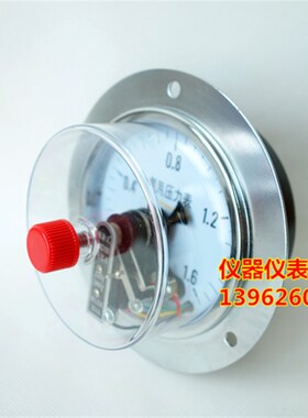 YAXC-100ZT 1.6Mpa 轴向氨用电接点压力表 轴向氨气电接点压力表