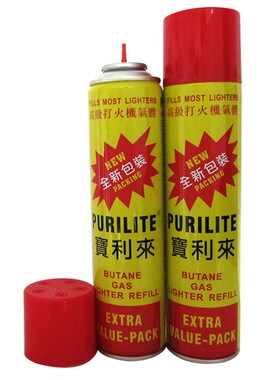 韩国正品进口宝利来防风充打火机气体罐大瓶宝丽来喷火枪通用气罐