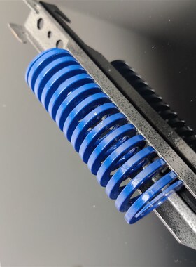 模具弹簧合金钢进口矩形扁线压缩耐高温高强度黄蓝红绿茶棕弹簧