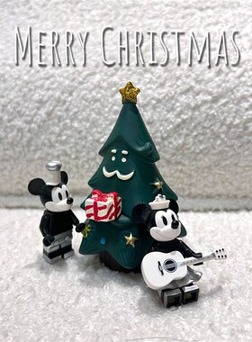 迷你胖胖圣诞树松树冬日绿色桌面圣诞G节装饰小摆件盆景公仔小礼