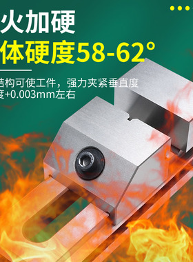 君达高精密QKG快动平口钳磨床万力批士直角铣床台虎钳夹具23456寸