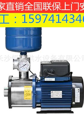 小型加压给水系统别墅家用型供水设备简易型变频卧式水泵