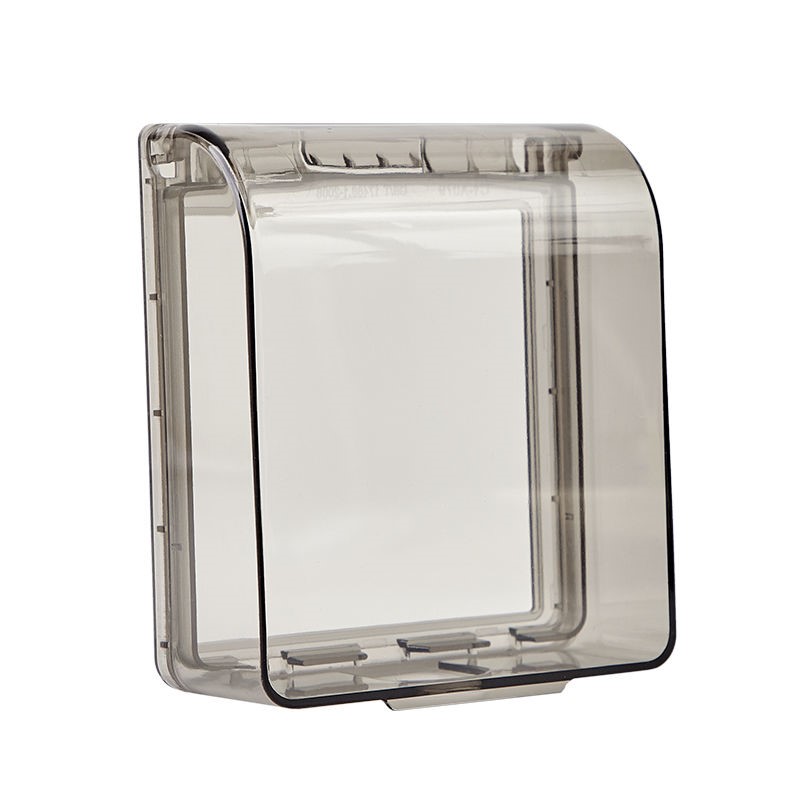 86型自粘贴式防水盒开关罩插座保护盖 防溅盒 浴室卫生间防水盒 - 图3