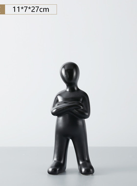 简约现代样板房角几玄关极u简雕塑摆件酒店别墅客厅大堂端景台软