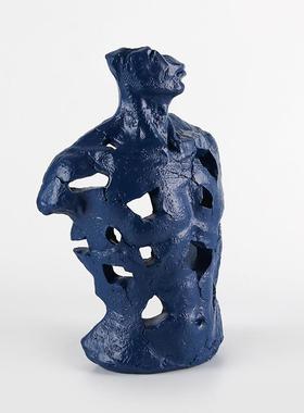 创意镂店空半身物雕塑摆件人术REK客厅玄关样板间酒民宿家居艺装