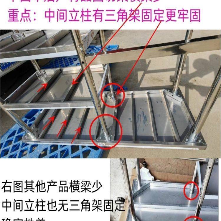 J放瓶不锈钢工灶作台家F97TSJS8用商用后厨操作台^切款菜垛肉台架 - 图1