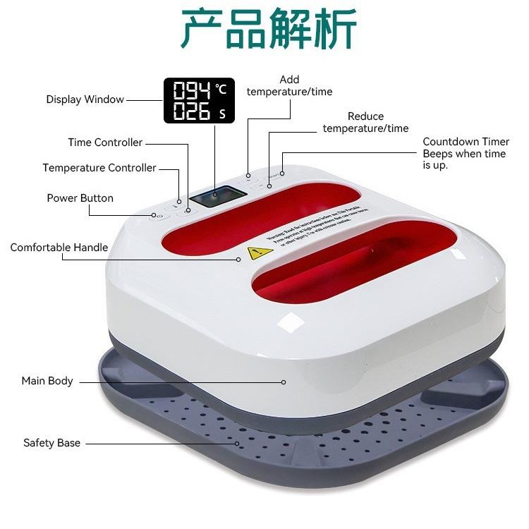 32XT-迷你3手持熨斗式烫画机热2便携式烫装画机平板烫画机服转印 - 图2