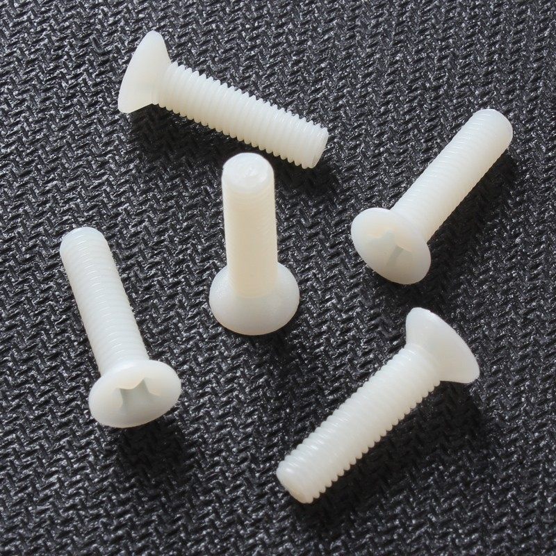 尼龙十字沉头螺丝M3*6/7/8/10/12/14/16/20 平头塑料绝缘机螺钉,淘宝优惠券,粉丝福利购,淘宝优惠卷