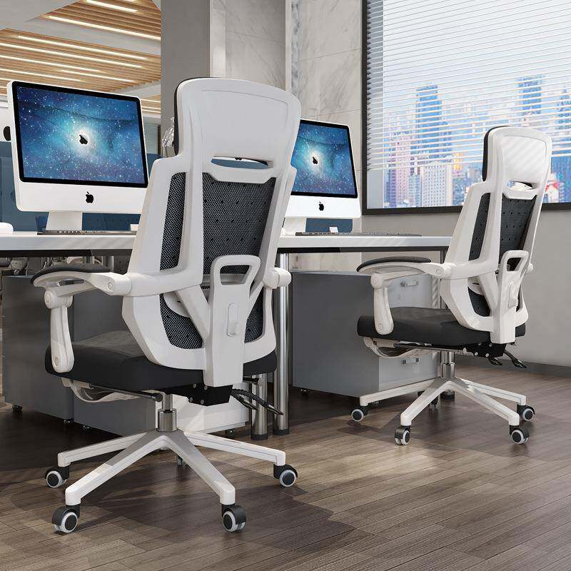 休办椅可躺网布经理职员ECD子滑轮公升降家用电脑椅午电竞椅厂家 - 图2