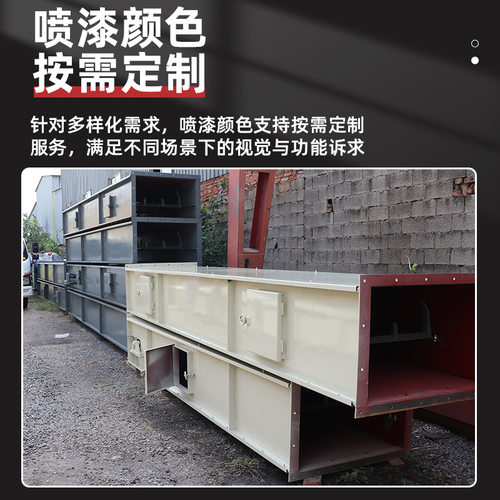 箱式输送机 衬板刮板电力煤炭物料矿山输送铸石槽箱式传送机 - 图2