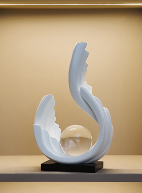 酒柜装饰品摆件轻奢高档办公室电视柜客厅玄O关风生水起桌面高级