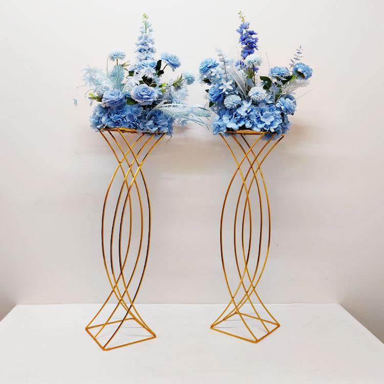 店新款婚庆道具电收腰鱼镀人路引SIV花架美婚礼酒餐厅家居花瓶摆,淘宝优惠券,粉丝福利购,淘宝优惠卷