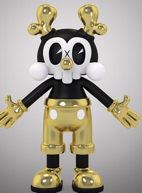 酒店新款抽象样板房n装饰工艺品卡通人物雕塑软装现代简约落地摆