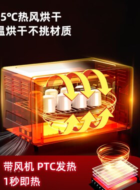 免沥水茶杯消毒柜家用小型泡茶具水杯专用迷你办公室杯柜杯子台式