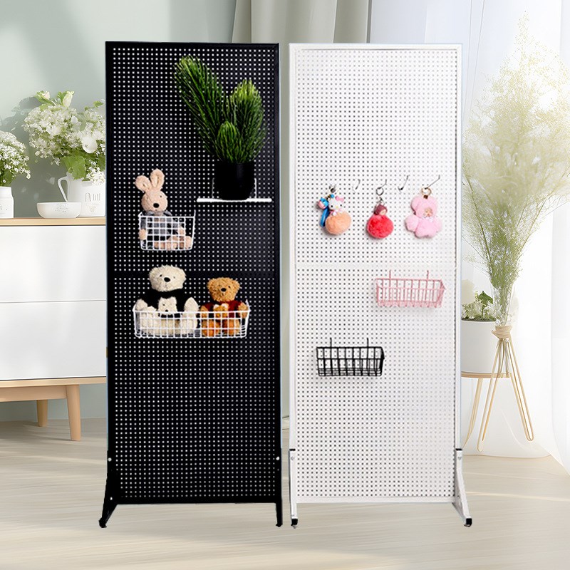 Customized perforated board display rack punched o perforated board perforated board display rack boutique shop perforated board jewelry hanging display rack