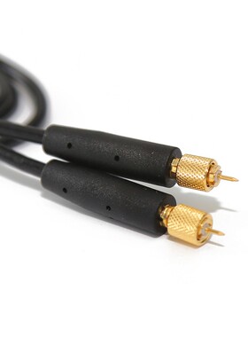加速度传感器线束双头M5射频连接电缆低噪声屏蔽振动测试连接电线