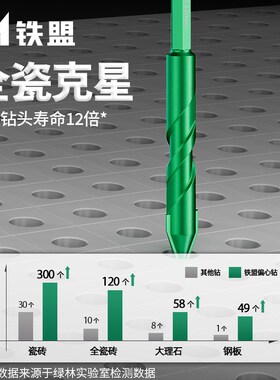铁盟偏心钻头瓷砖打孔混凝土歪头超硬专用三角手电钻大全磁砖水泥