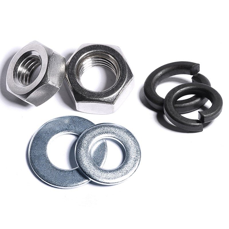 304不锈钢螺母平垫弹垫组合套装碳钢发黑镀锌螺帽平弹垫圈套餐,淘宝优惠券,粉丝福利购,淘宝优惠卷